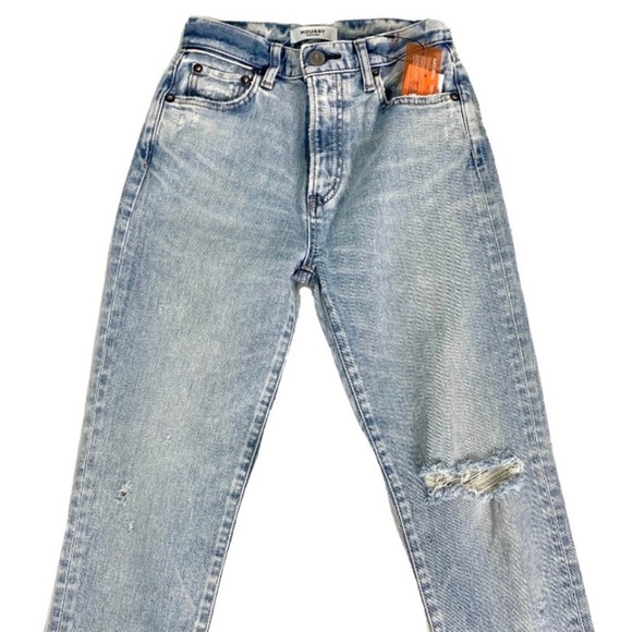 MOUSSY VINTAGE Verna Jeans in LIGHT BLUE SIZE 25 NWT - Picture 7 of 14
